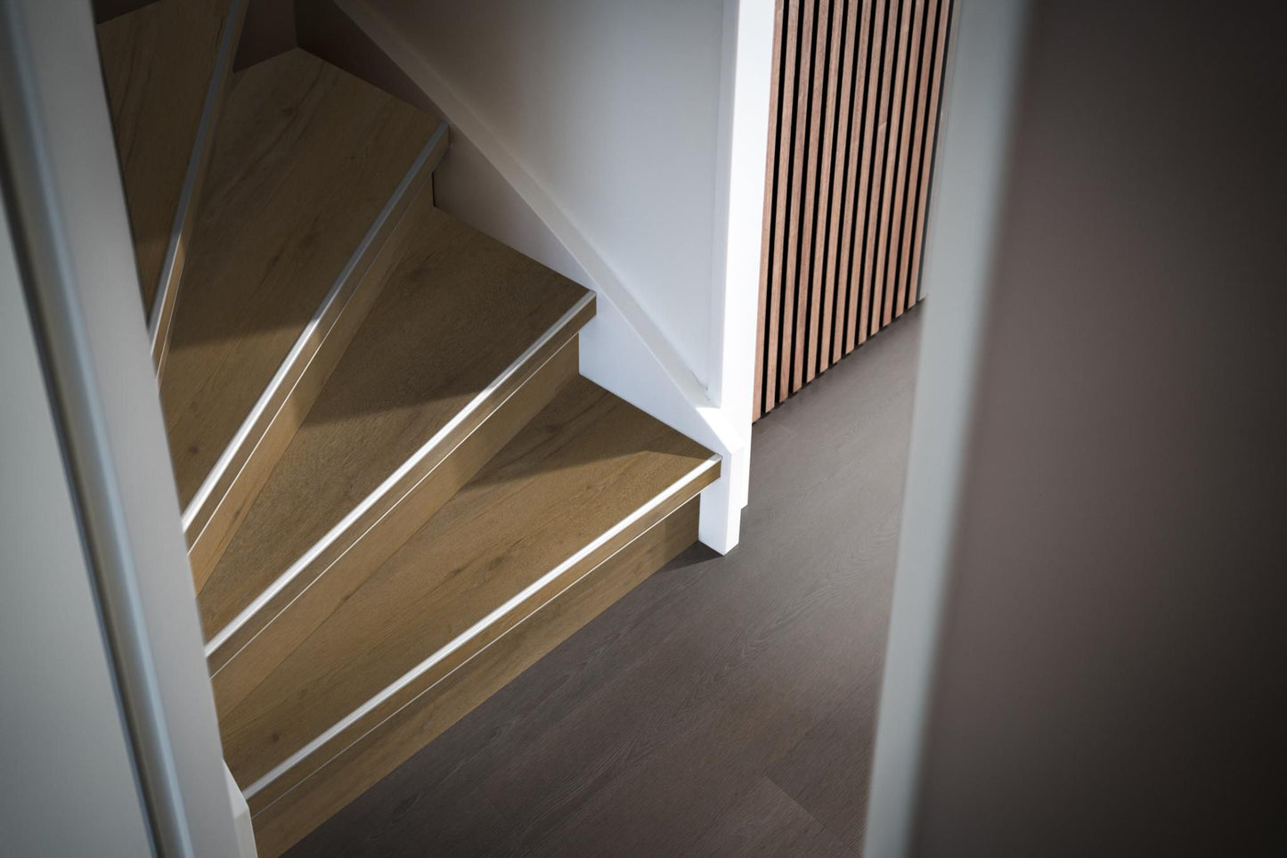Traprenovatie pvc Vivero dark oak