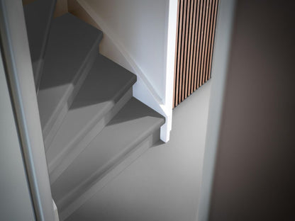 Overzettreden set pvc Ceramo light grey