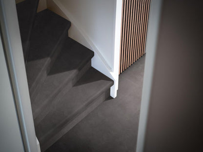 Overzettreden set pvc Ceramo anthracite / Gietvloer